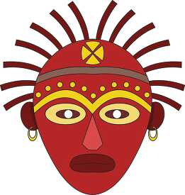 african mask africa clipart