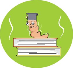 book worrm school clipart