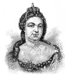 Catherine I Historical Illustration