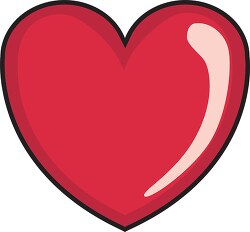 red heart clipart