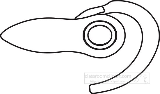 013 black outline clipart