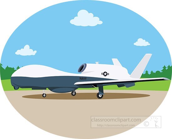 aircraft MQ 4C Triton clipart