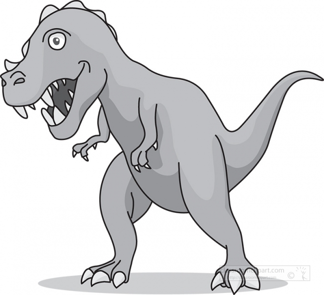 albertosaurus clipart 07A gray