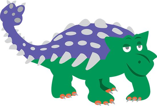 ankylosaurus dinsoaur clipart