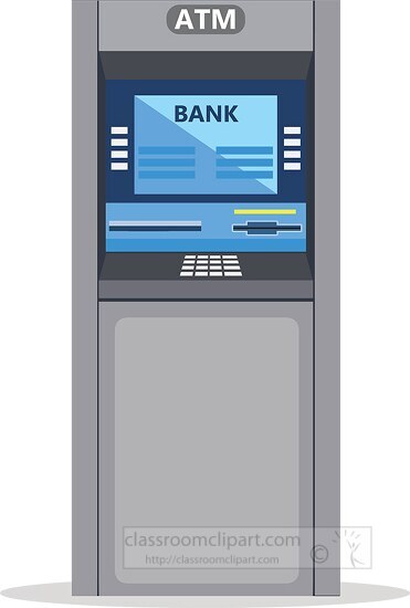 atm machine money clipart