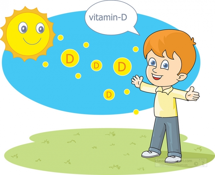 boy enjoying sunlight vitamin D