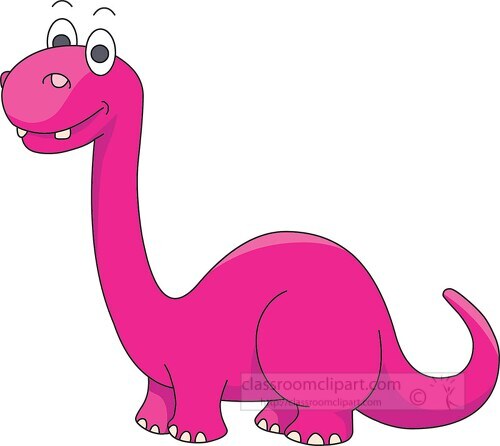 brontosaurus dinosaur cartoon clipart