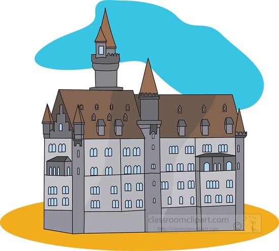 Castle in France Clipart