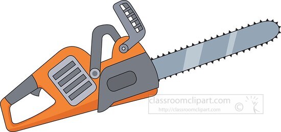 chainsaw clipart