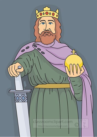 charlemagne Charles the Great Clipart