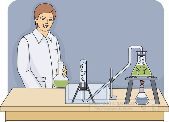 chemistry students lab experiment