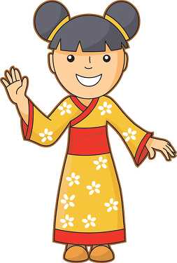 China Cultural Costume Clipart