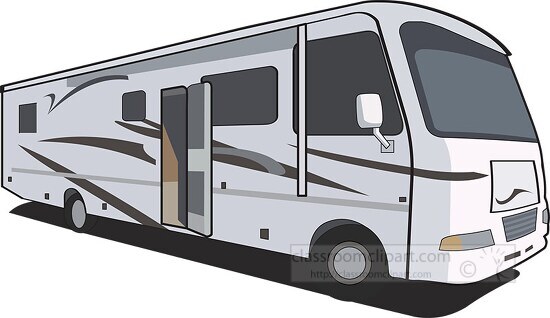 class A motor home clipart 3314