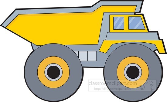 construction dump truck clipart