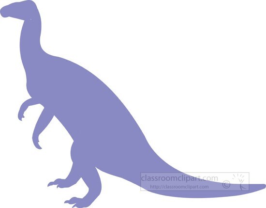 dinosaur purple silhouette clipart 861028