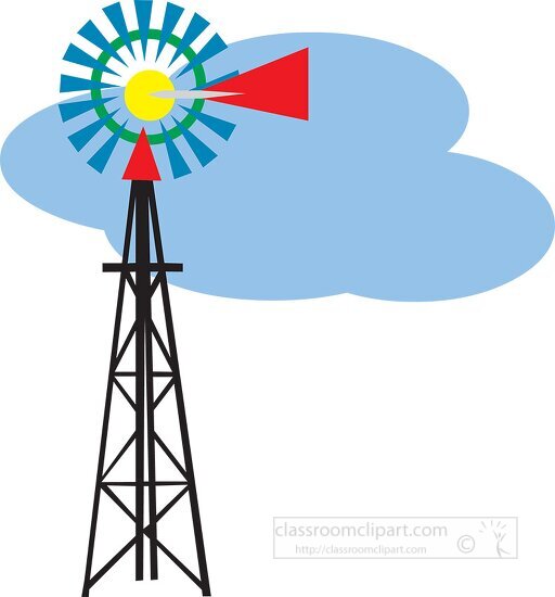 farm wind weather vane clipart