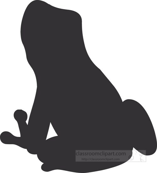 Frog Silhouette Clipart