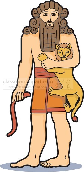 gilgamesh mesopotamia clipart