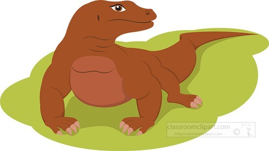 komodo dragon clipart