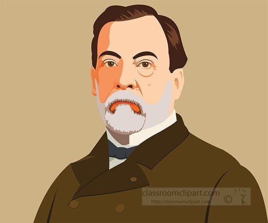 louis pasteur scientist clipart