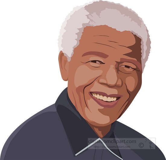 mandela nelson clipart