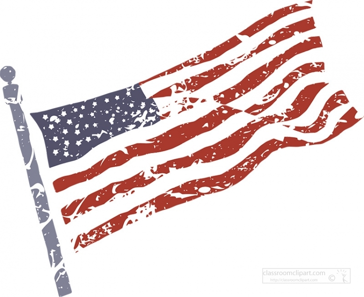 Memorial Day Flag Clipart