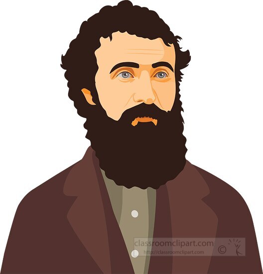 naturalist john muir alaska clipart