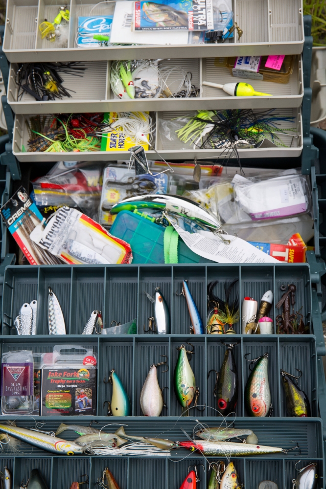  Tacklebox and fishing lures