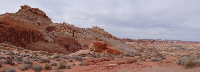 A sandstone formation in the Valley of Fire Nevada State Park Photo