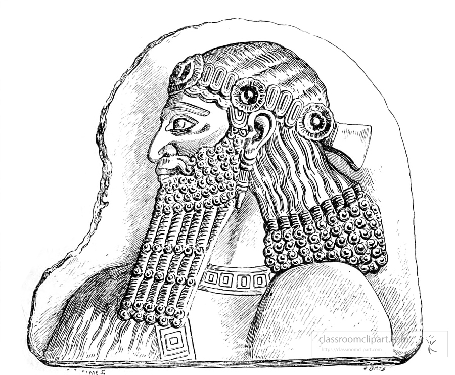 bas relief sargon