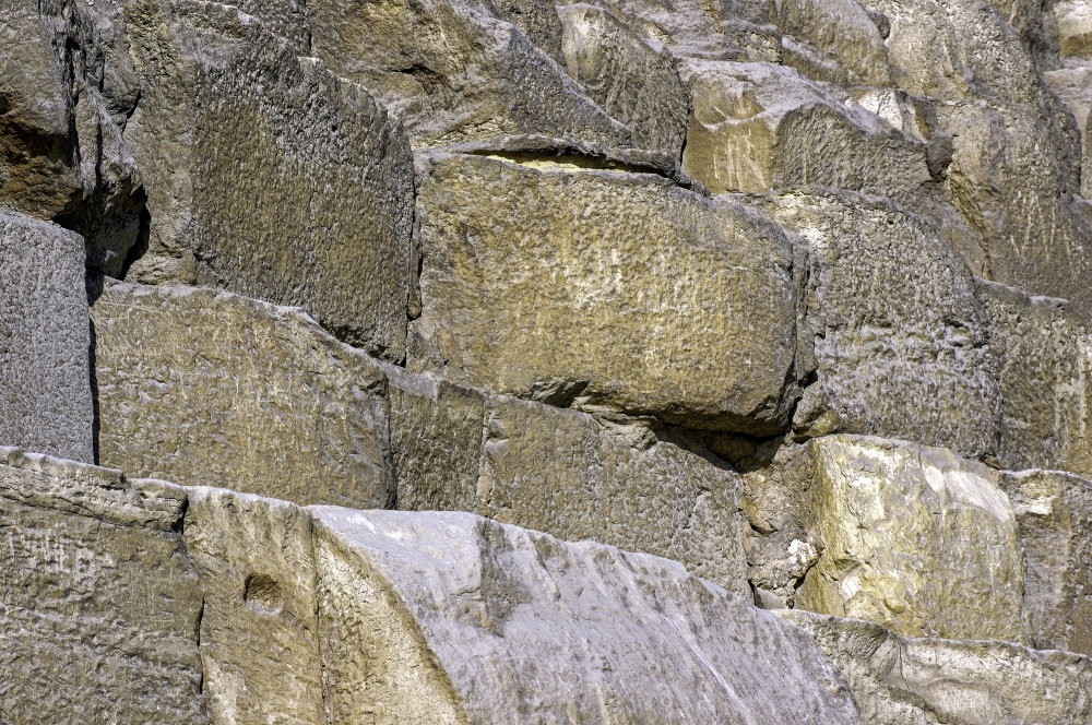 Closeup Great Pyramids Giza Egypt photo 5347B