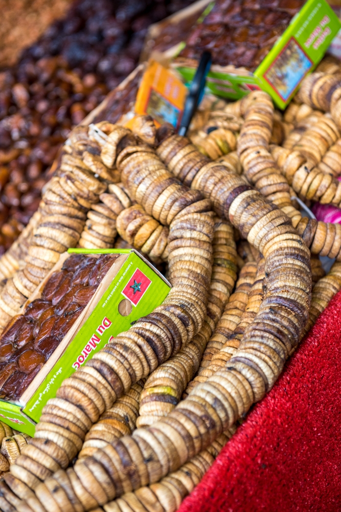 dried figs for sale at stall main square Marrakesh photo 5985