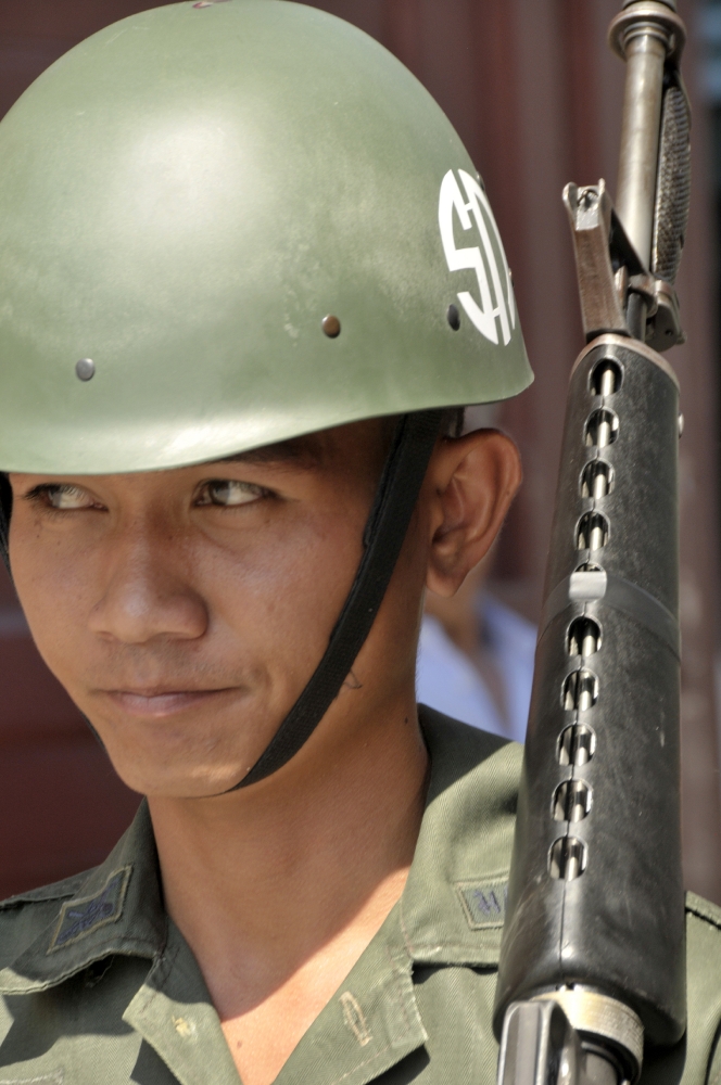 Guards near the The Grand Palace