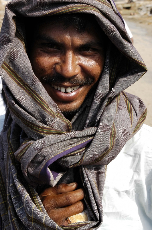 Indonesian man near Meulaboh