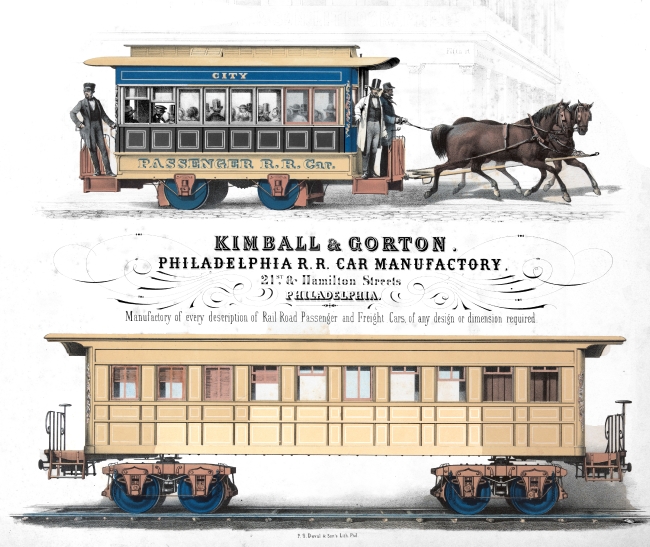 Kimball Gorton Philadelphia RR Car Manufactory