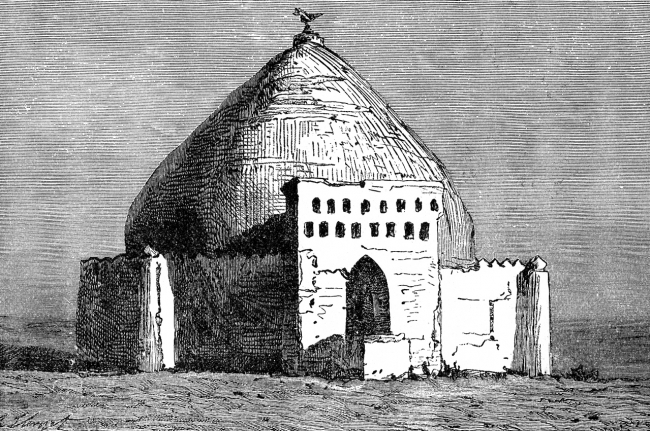 Kirghese Tomb Historical Illustration