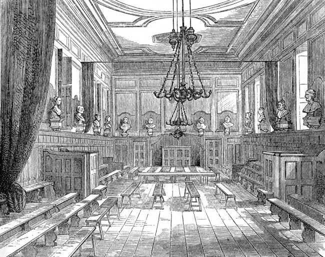 Lower Recitation Room Historical Illustration