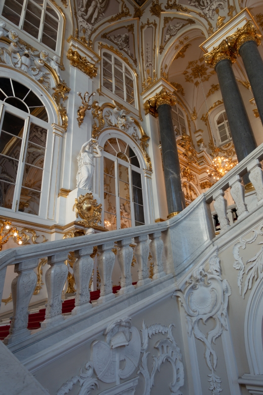 main staircase of the winter palace hermitage museum russia