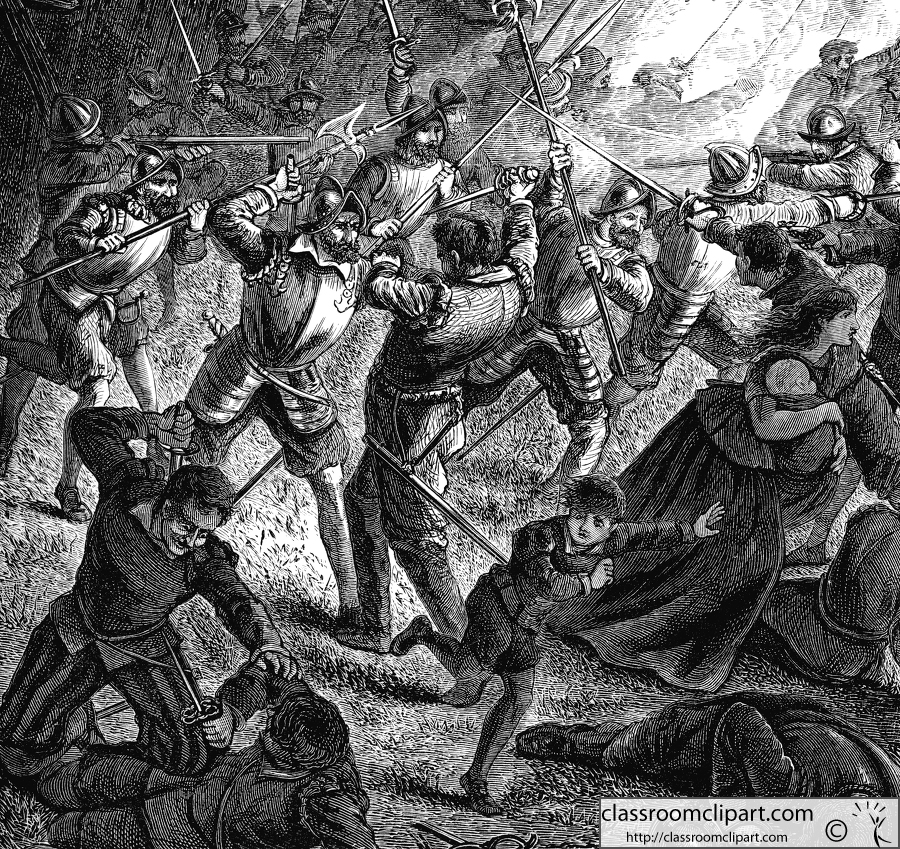 Massacre of the Huguenots at Fort Carolina