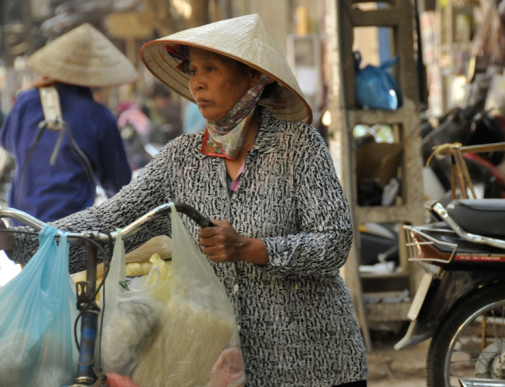 People in Hanoi Vietnam