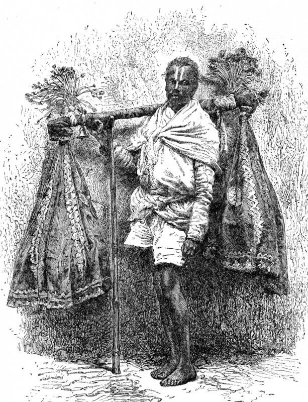 Pilgrim Carrying Religious Relics