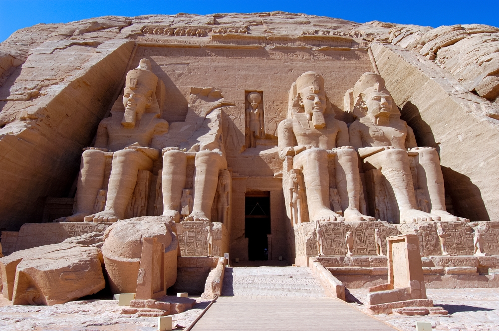 Rameses Ii Temple In Abu Simbel Aswan Egypt