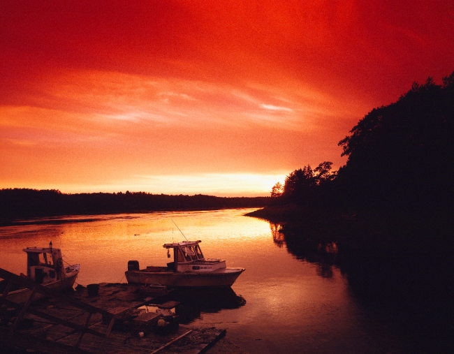 Sunset at Watch Hill Rhode Island