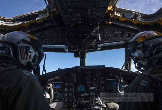 VRC-30 Pilots Fly a C-2 Greyhound during Flight Operations