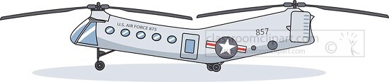 piasecki boeing vertol h 21 shawnee helicopter clipart