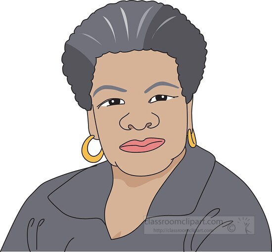 poet maya angelou clipart 8146 22