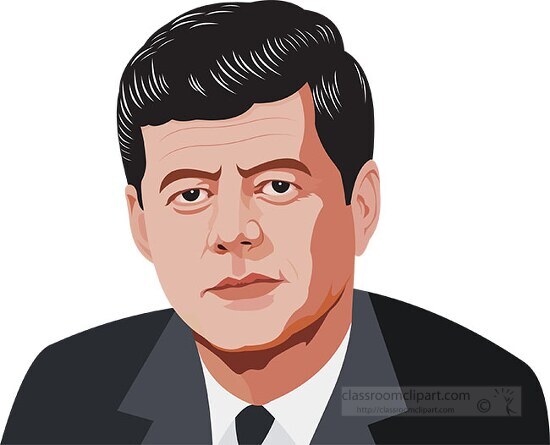 president john kennedy clipart