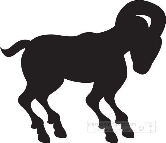 ram animal silhouette