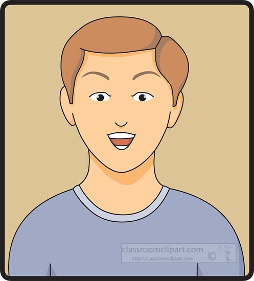 Suprise Facial Expression clipart