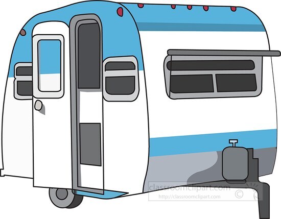 travel trailer clipart